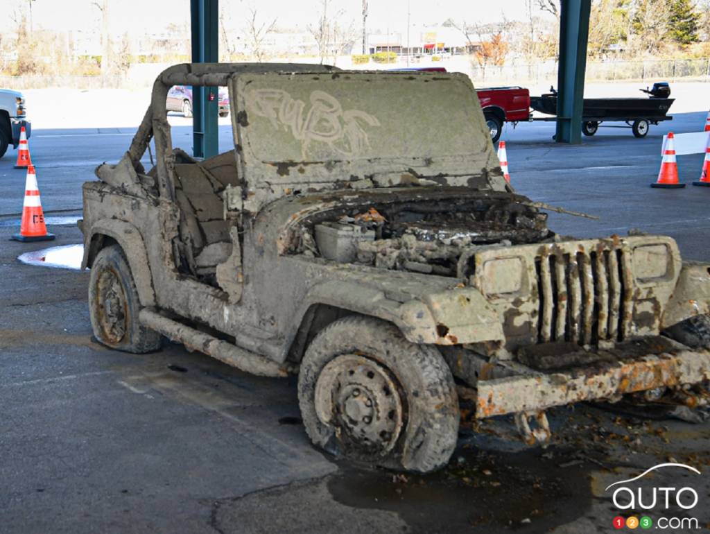 Recovered Jeep